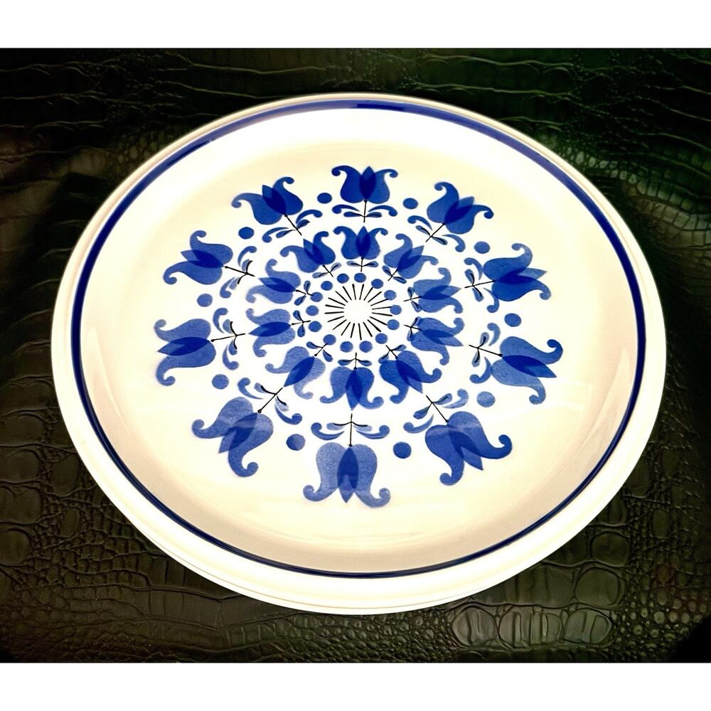 VINTAGE RARE Mikasa “Windmill” Light ‘N Lively SET OF 4 Dinner Plates 11” MCM